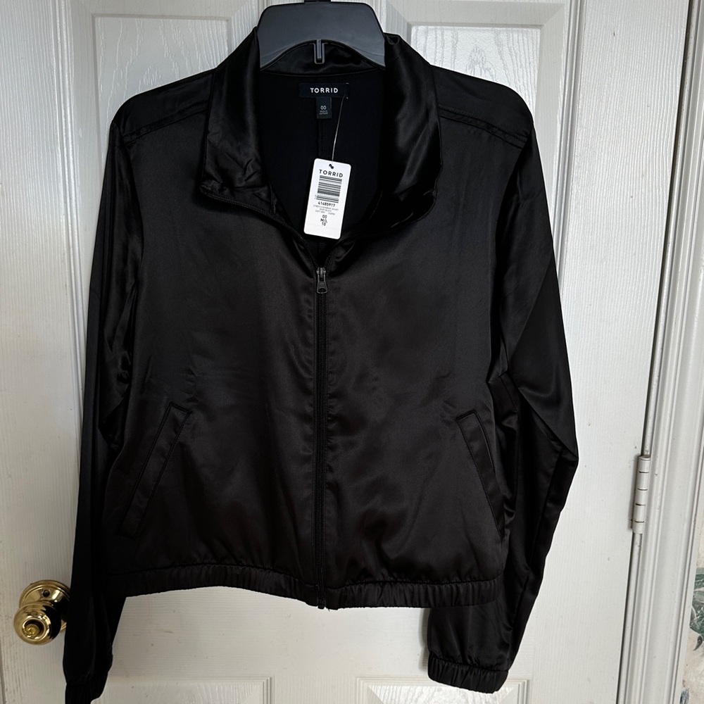 Torrid Women's Black Bomber Jacket